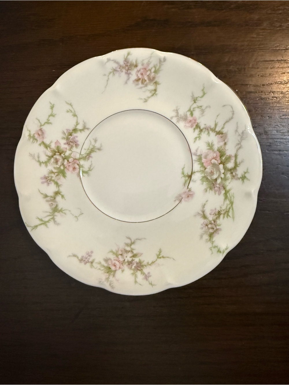 Theodore Haviland NY China ROSALINDE Pattern - 6 1/2" BREAD PLATE - NICE!